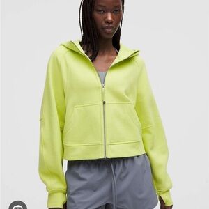 Lululemon full zip scuba - sour grape